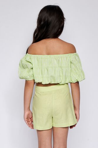 6 - Lime Green Checks Straight Top, image 6