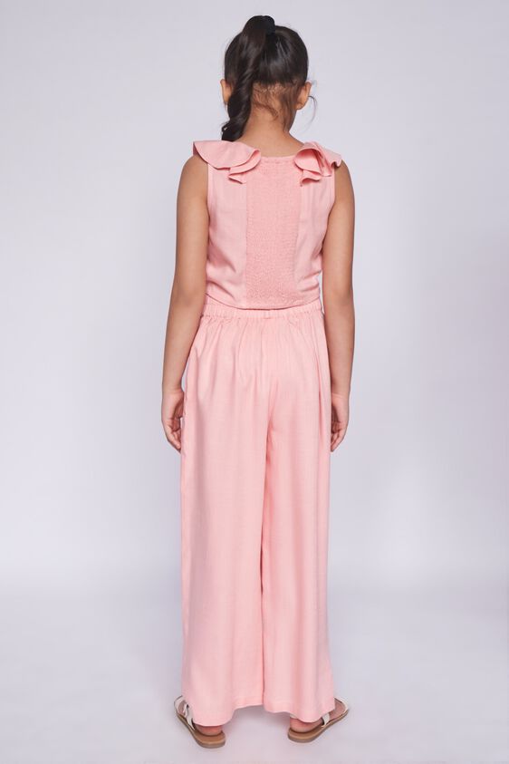 5 - Pink Self Design Straight Set, image 5