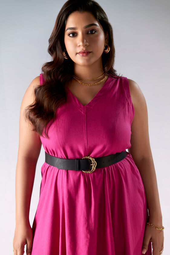 Power Play Dress, Magenta, image 2
