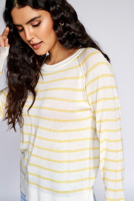 6 - Yellow Stripes Straight Top, image 6