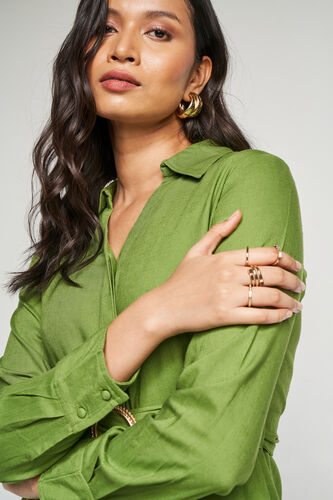 Modern Muse shirt dress, Green, image 9