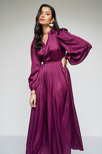 Diana Maxi Dress, Wine, image 4