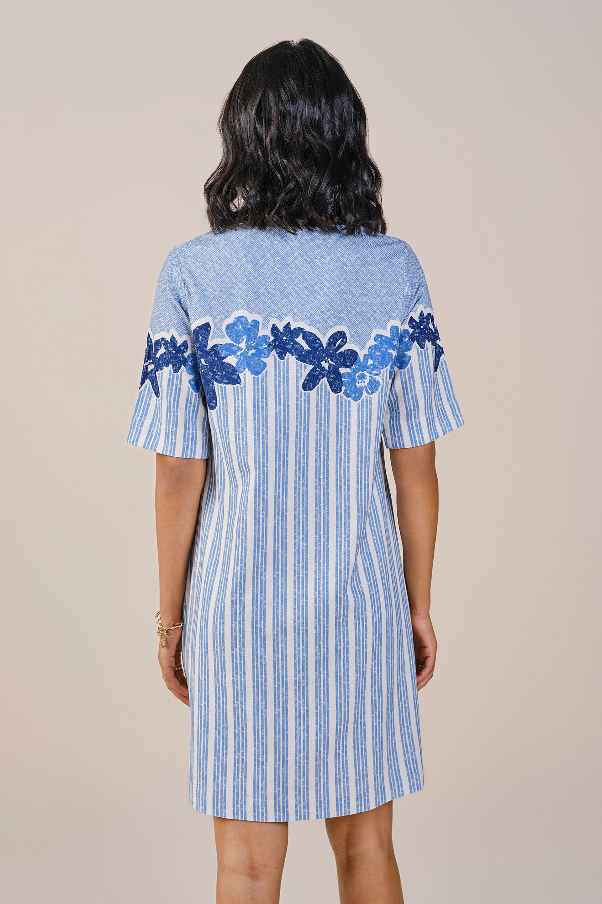 Blueming Viscose Blend Dress, Blue, image 4