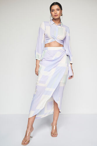 Subtle Shapes Co-ords Set, Powder Blue, image 1
