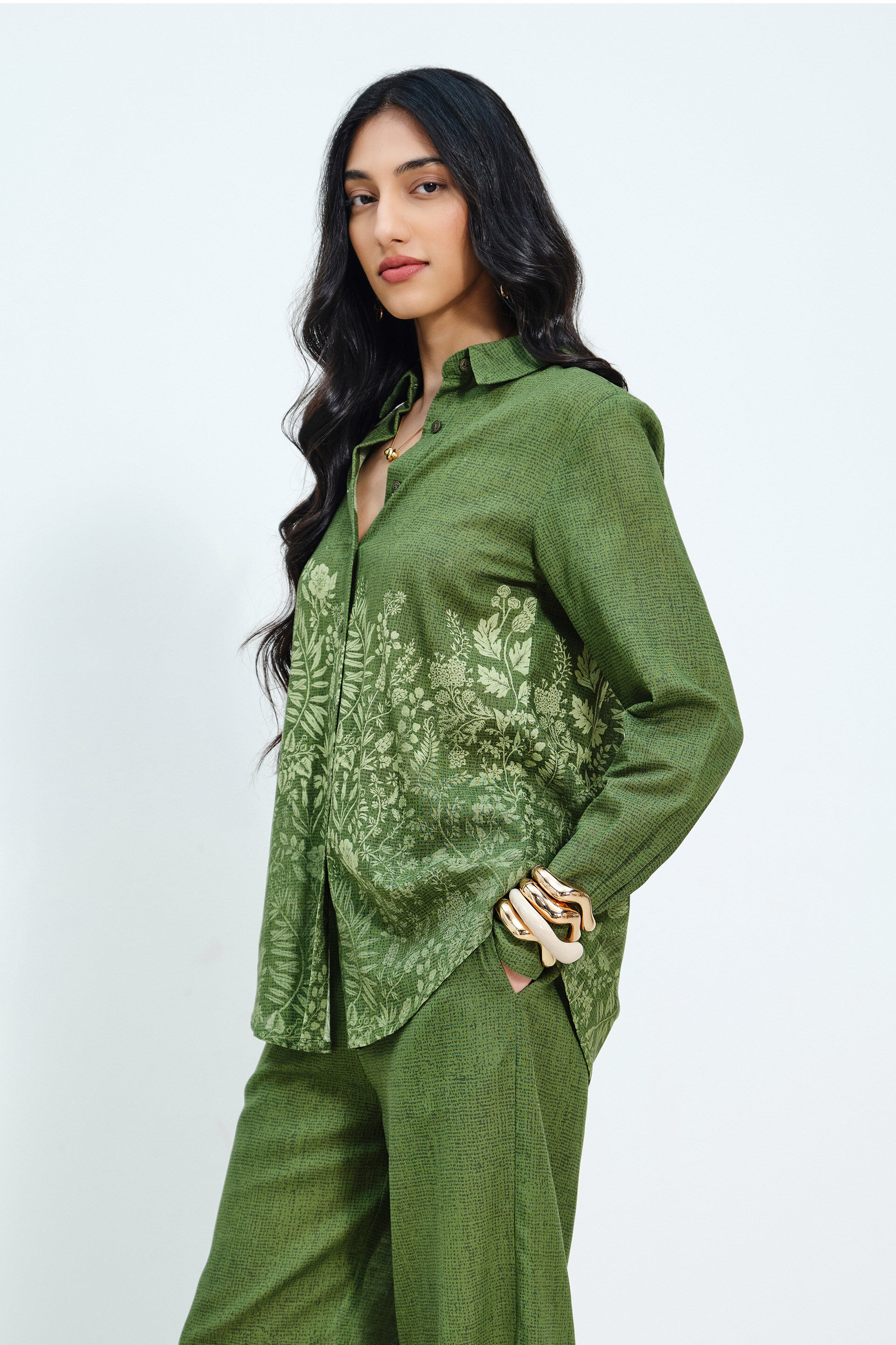 Meadow Muse Co-ord Set, Green, image 6