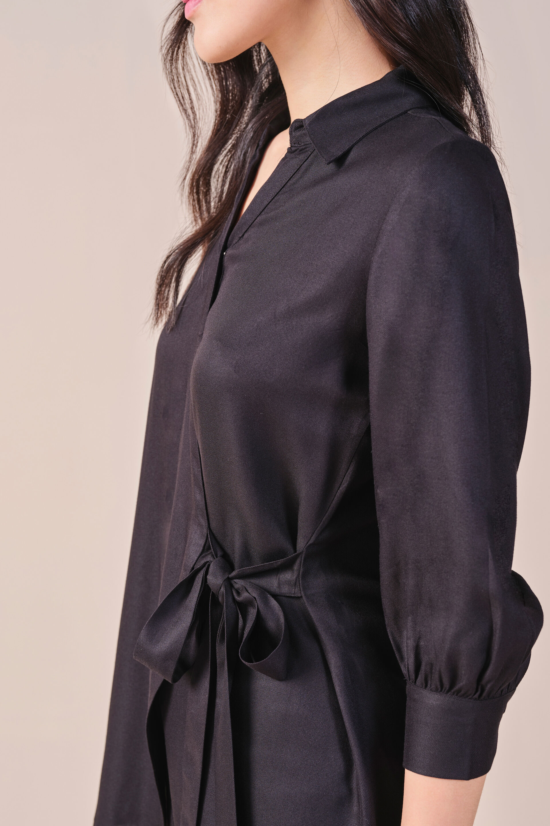 It'S A Wrap Viscose Shirt, Black, image 6