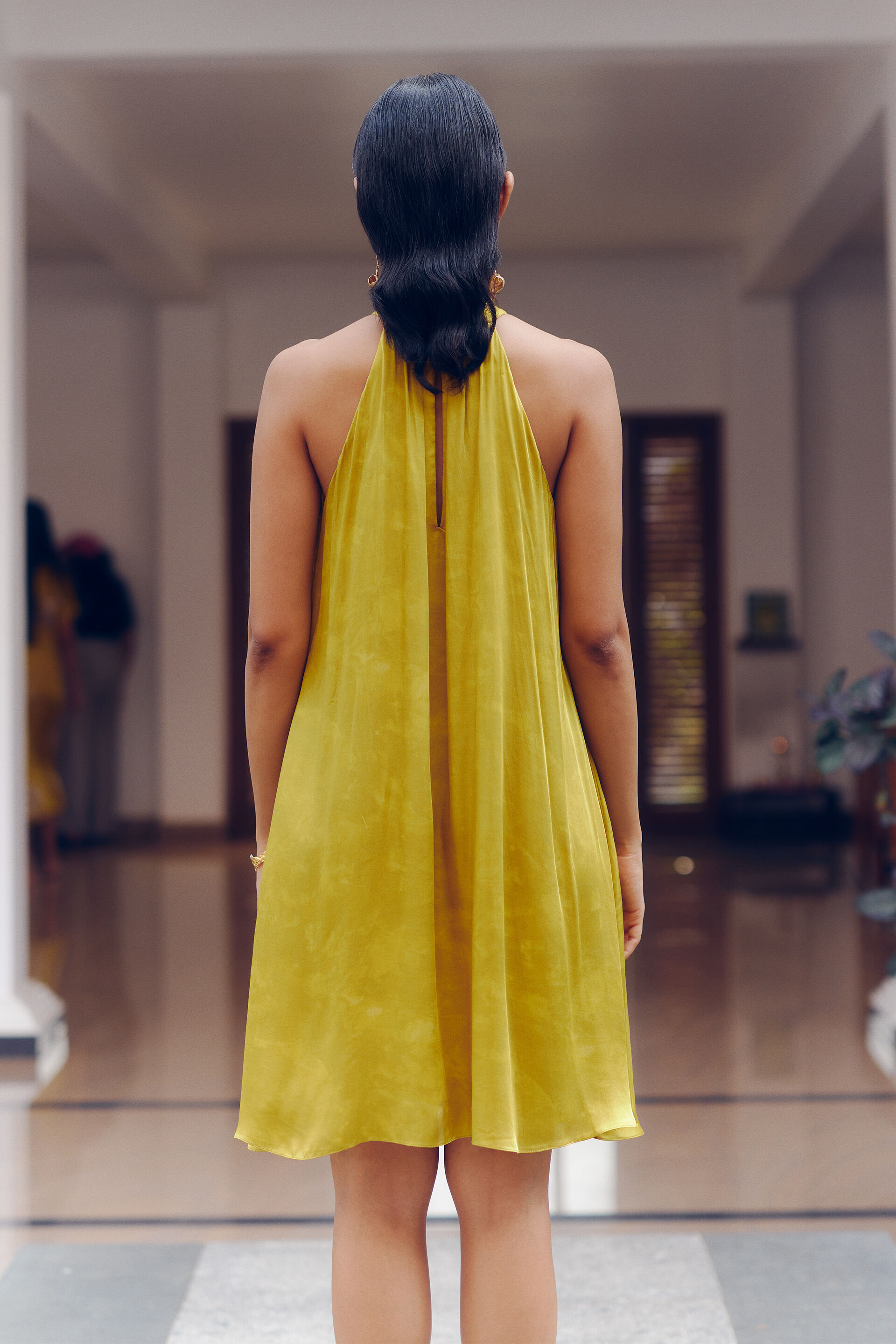 Floribunda Dress, Mustard, image 9