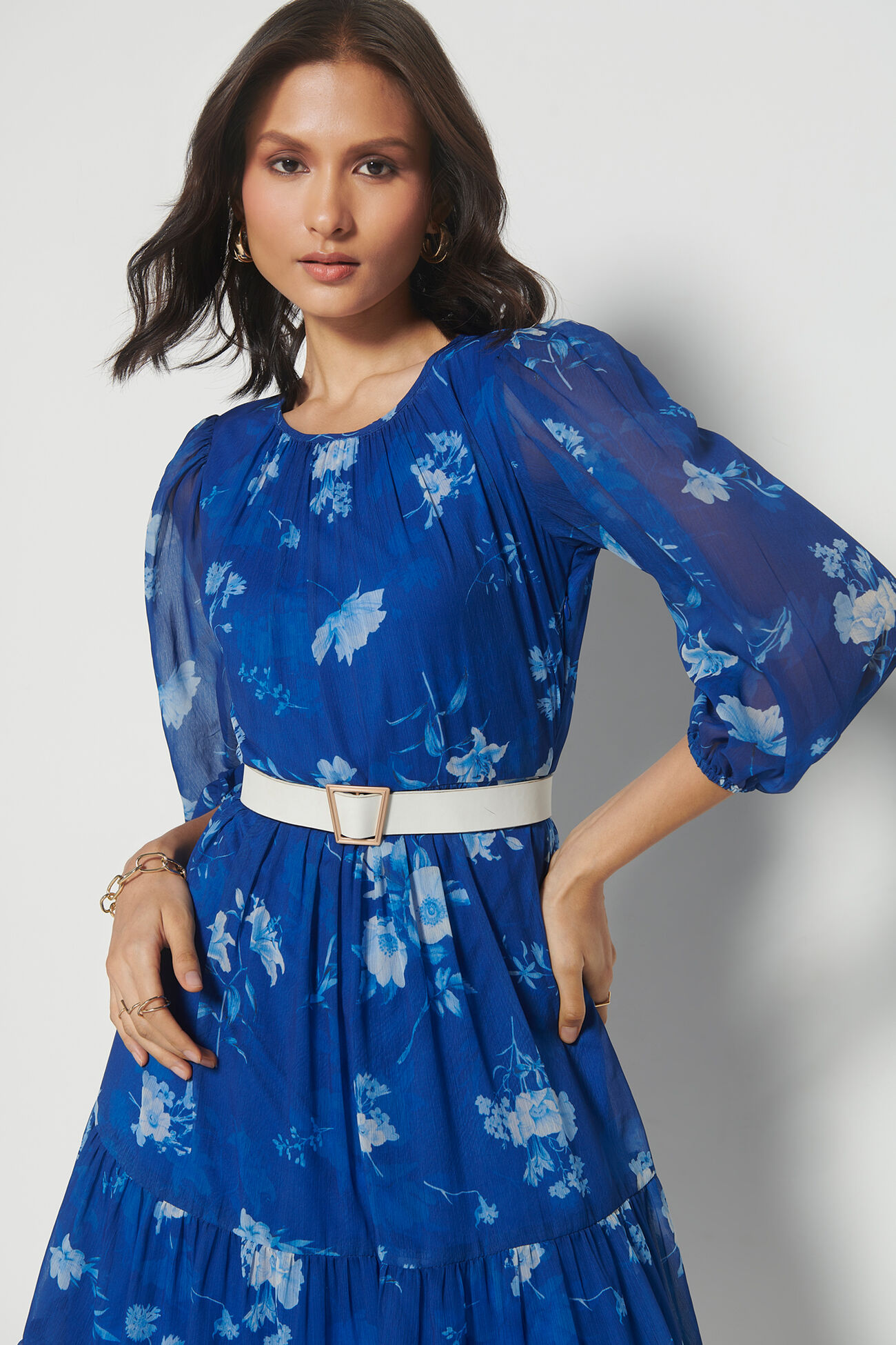 Dive Right In Dress, Blue, image 4