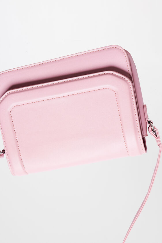 Pink Polyurethane Ladies Purse L, , image 3