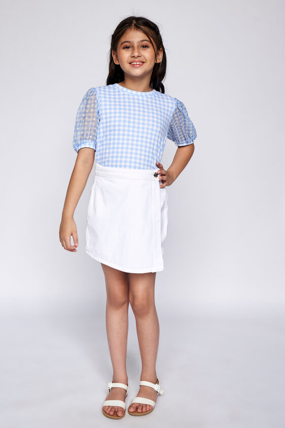 2 - White Solid Straight Shorts, image 2