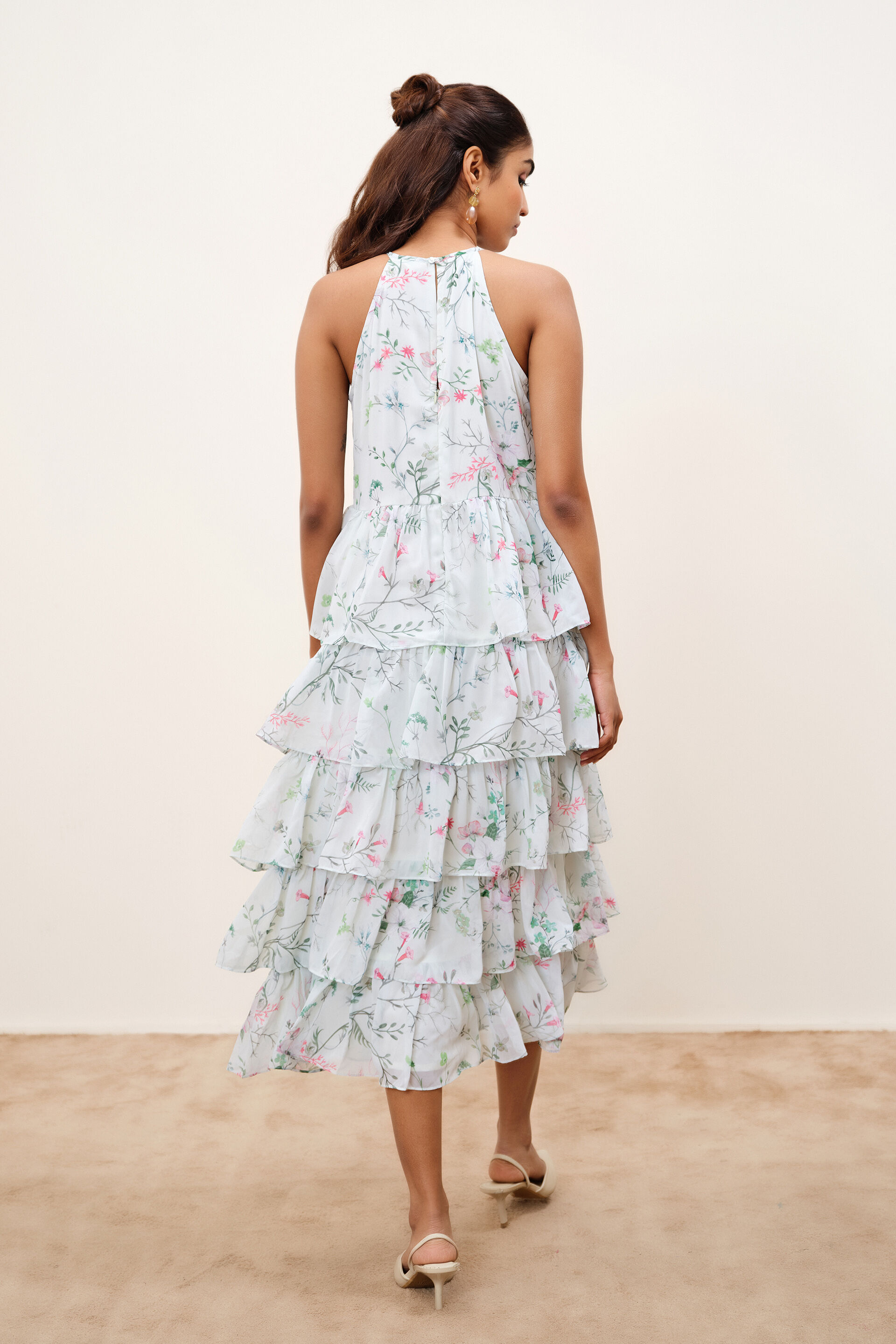 Vintage Mint Tiered Dress, Mint, image 6