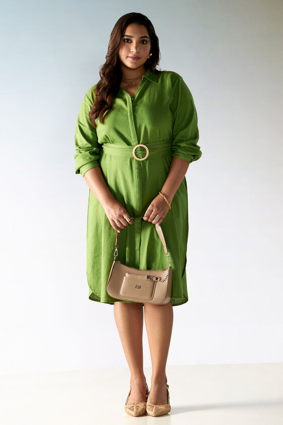 Modern Muse shirt dress, Green, image 2
