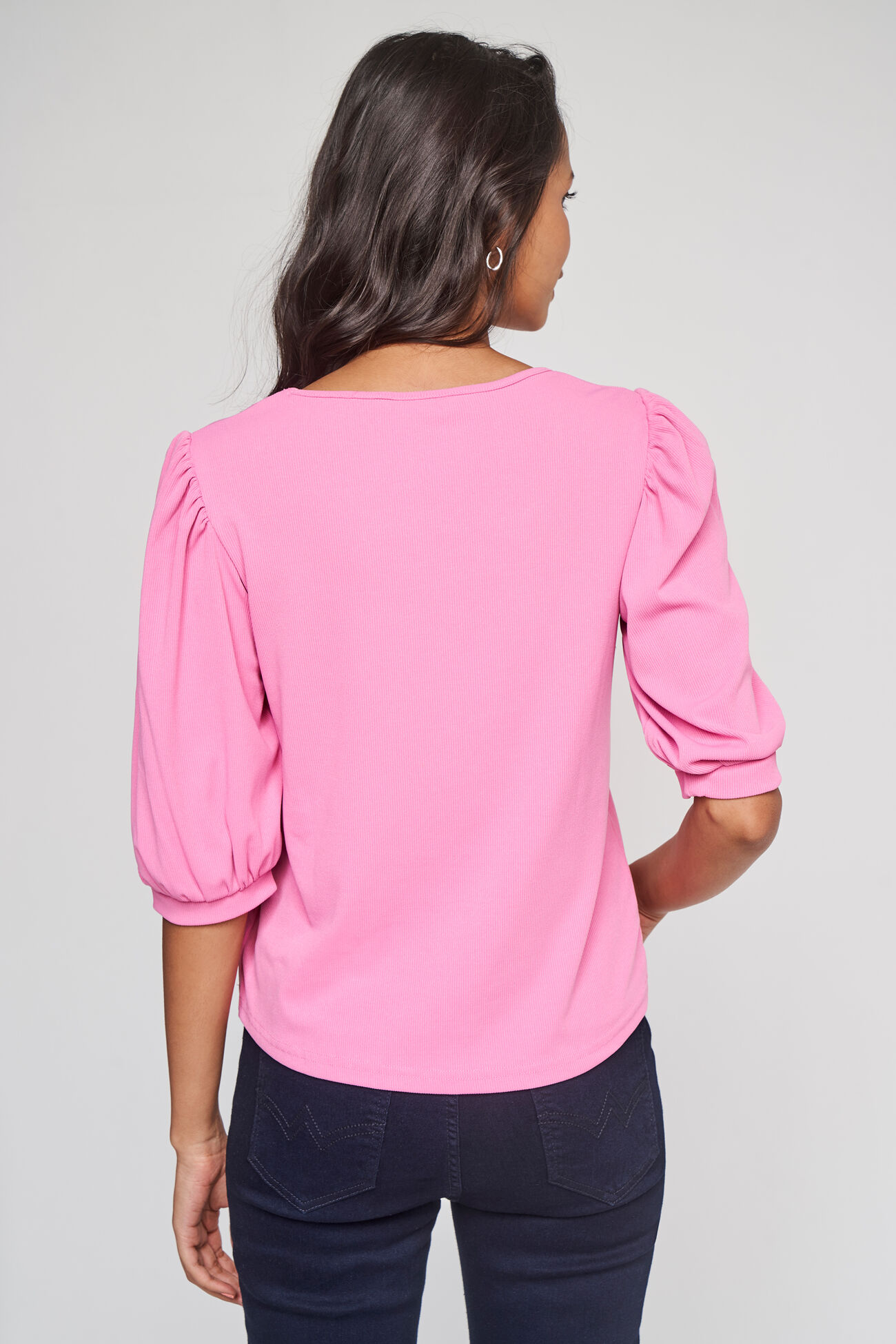 Pink Regular Length Straight Straight Top, Pink, image 3