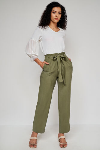 Olive Solid Straight Bottom, Olive, image 2