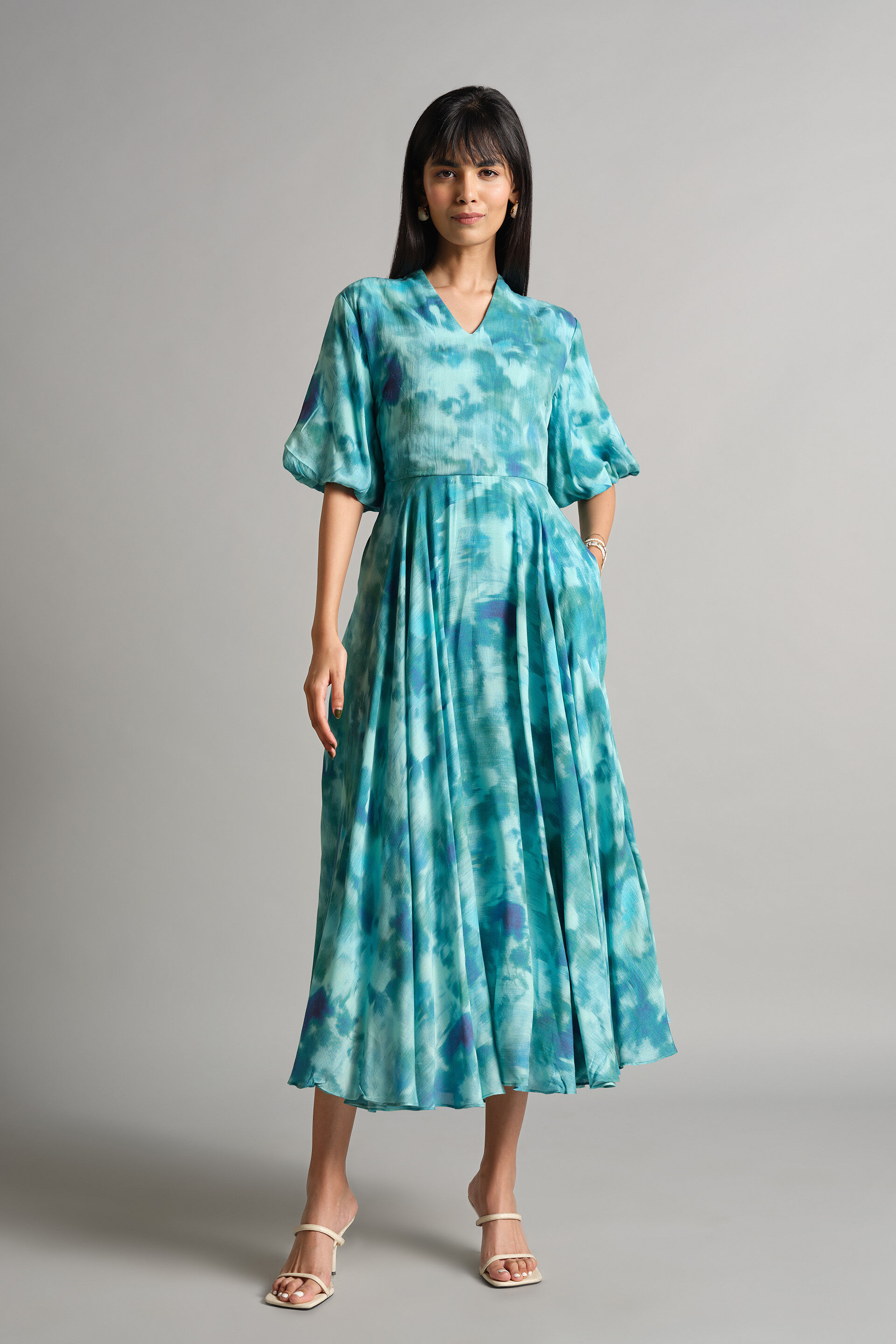 Blue Breeze LENZING&trade; Modal Dress, Blue, image 1