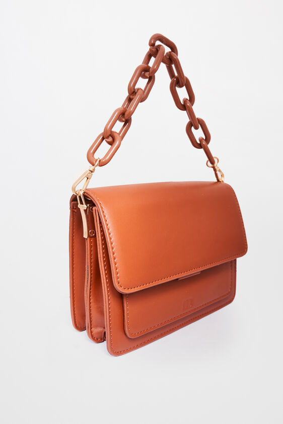 Tan Sling Bag, , image 2