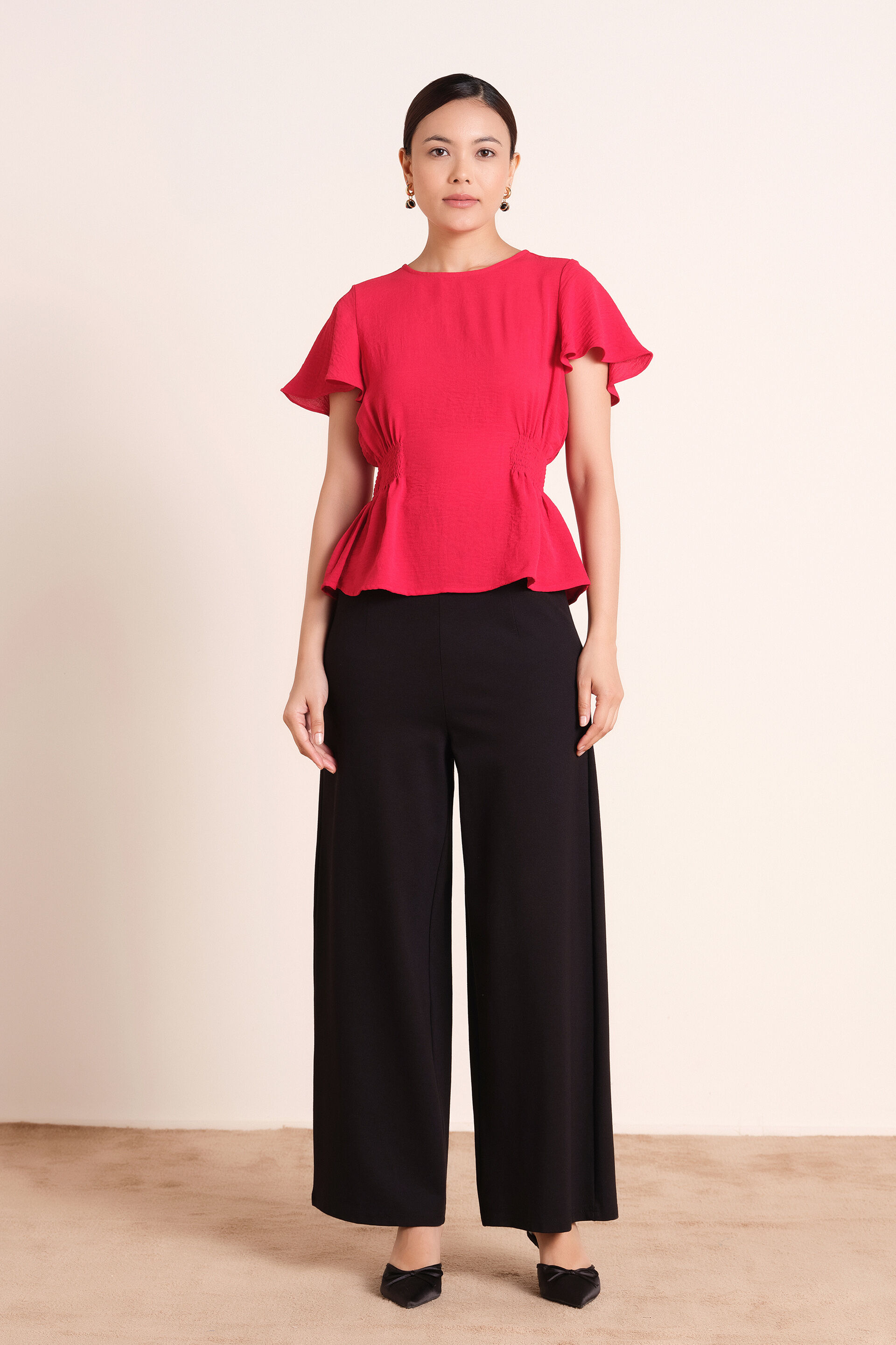 Renata Red Top, Red, image 4