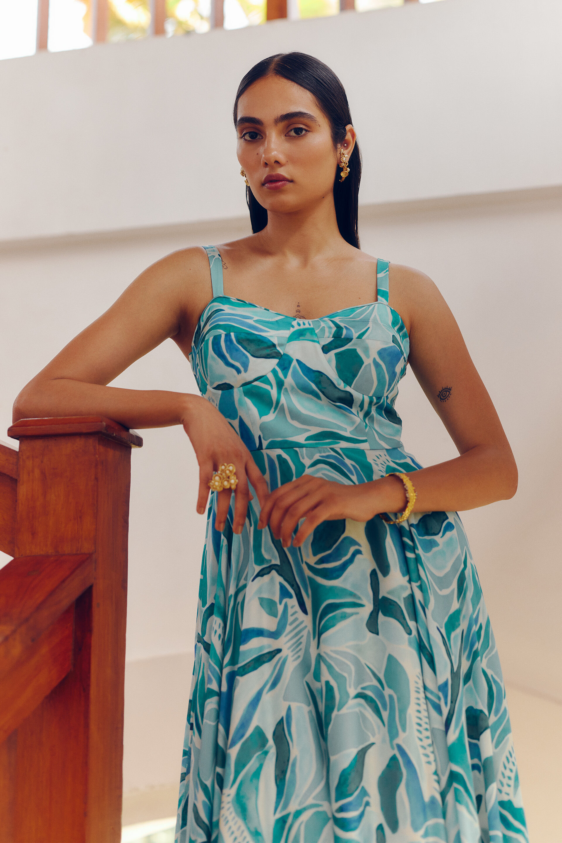 Emilio Dress, Blue, image 5