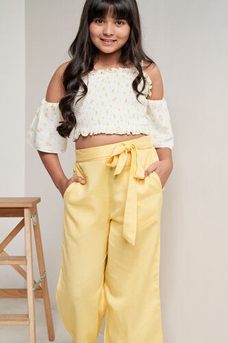 Yellow Floral Straight Set, Yellow, image 8