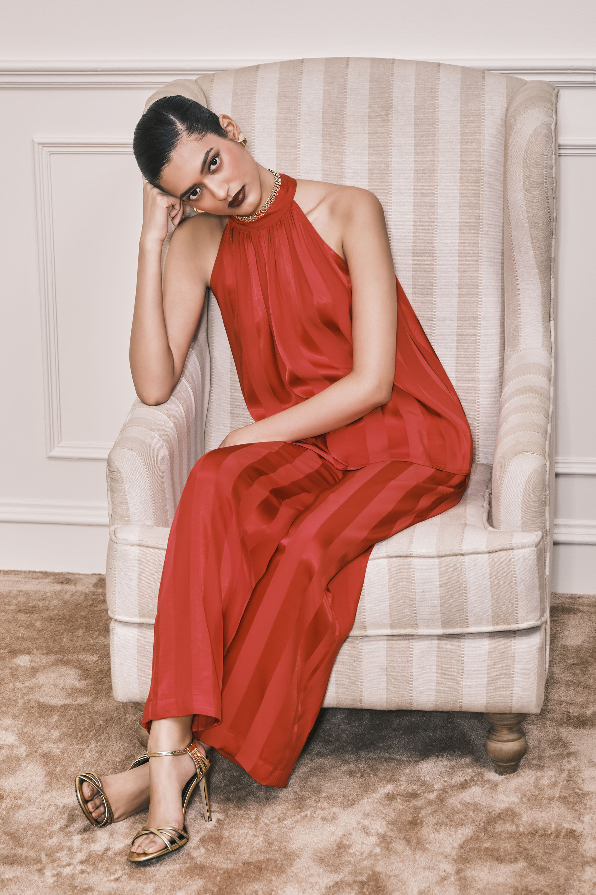 Mediterranean Dreams Co-ord Set, Red, image 3