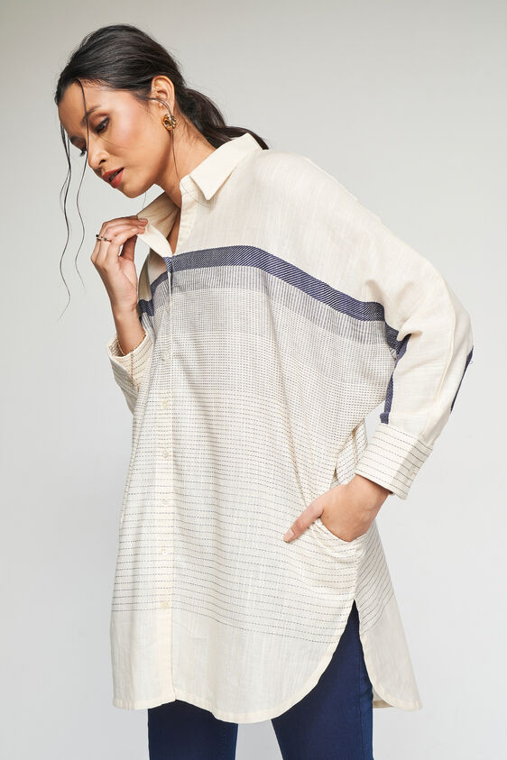 Coastal Calm Top, Cream, image 3