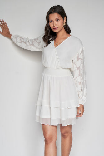 Vanilla Ice Short Dress, White, image 4