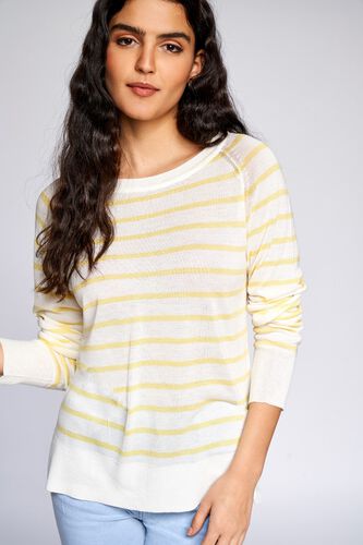 4 - Yellow Stripes Straight Top, image 4