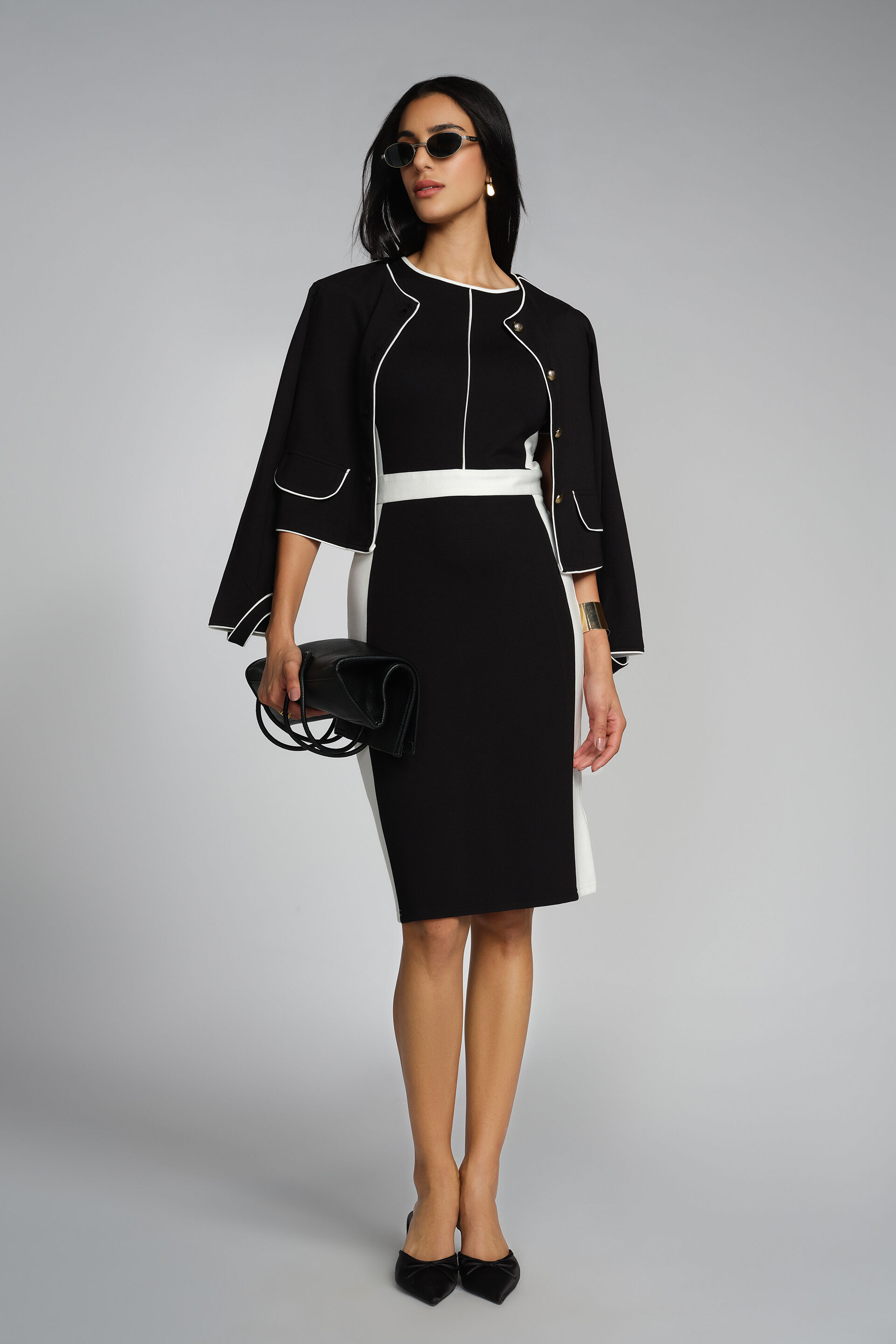 Audrey Dress, Black, image 2
