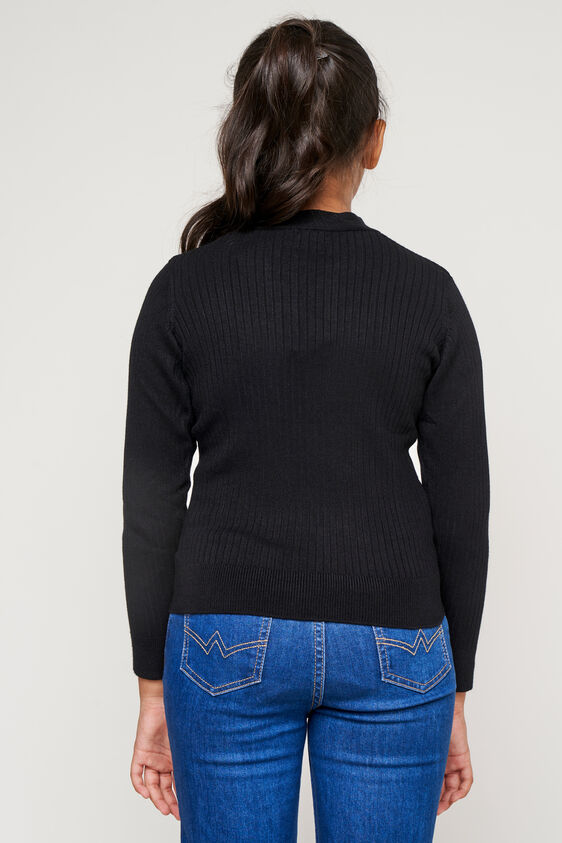 Solid Straight Top, Black, image 5