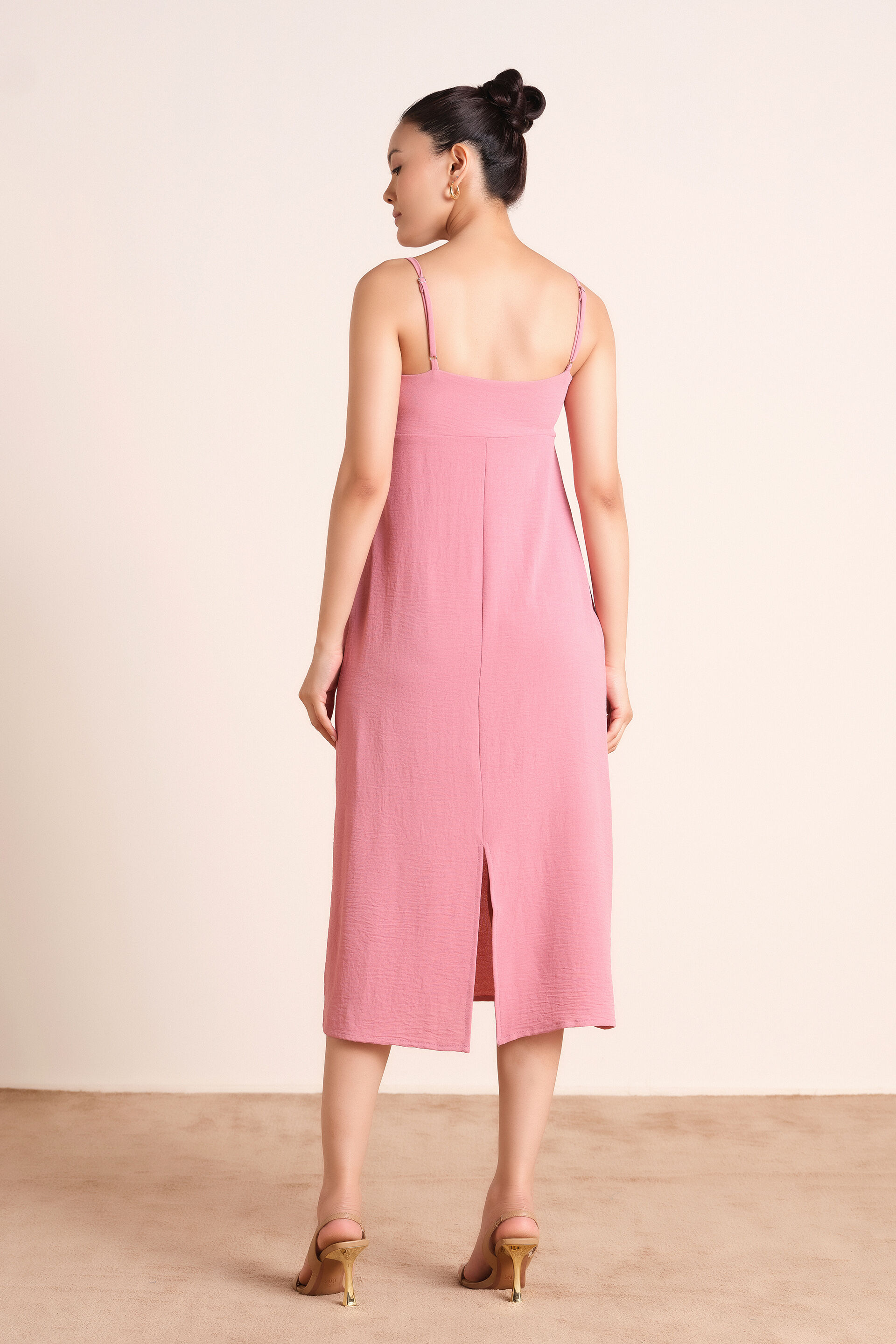 Verdelle Ancient Pink Dress, Pink, image 5