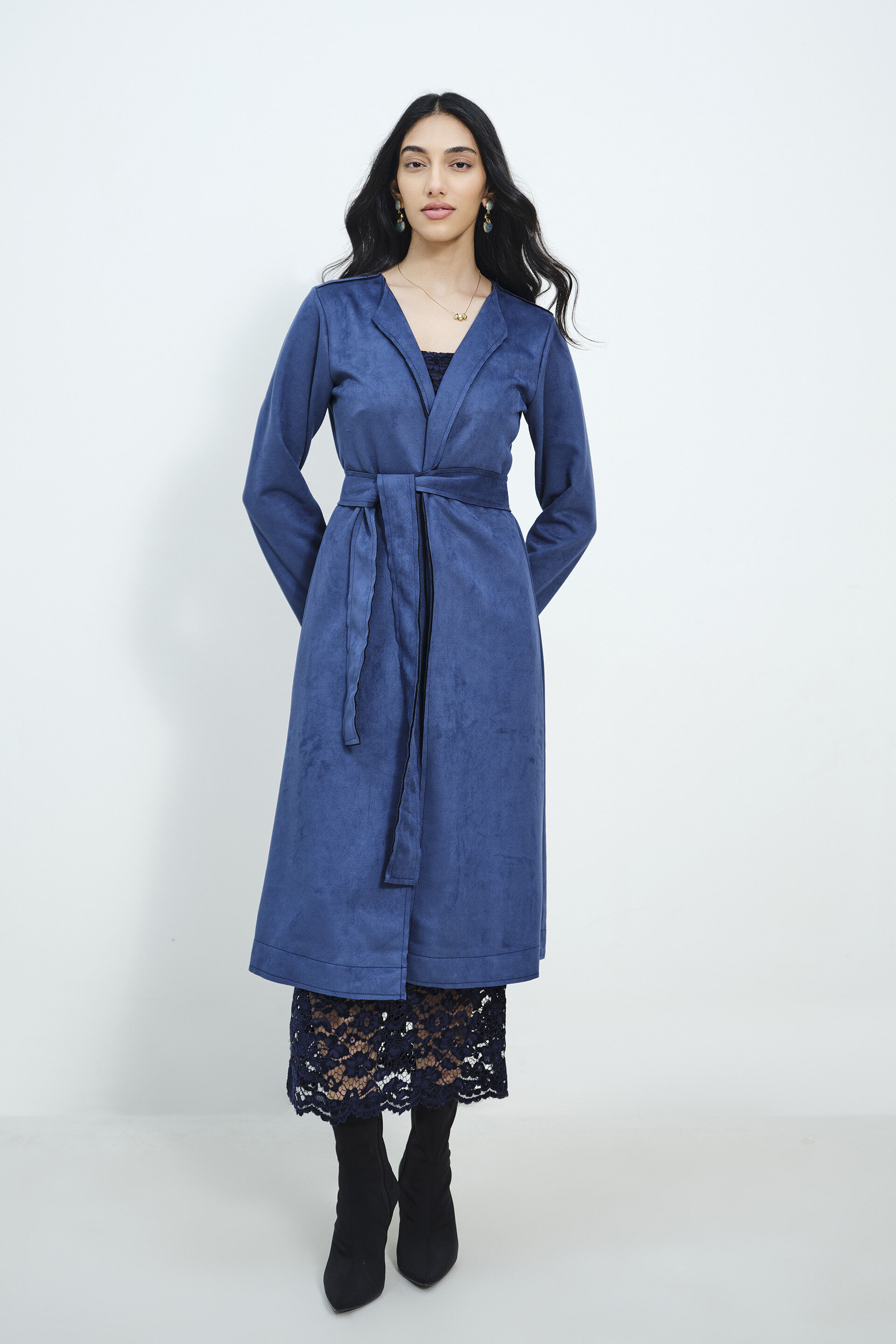 Blue Crush Overcoat, Blue, image 1