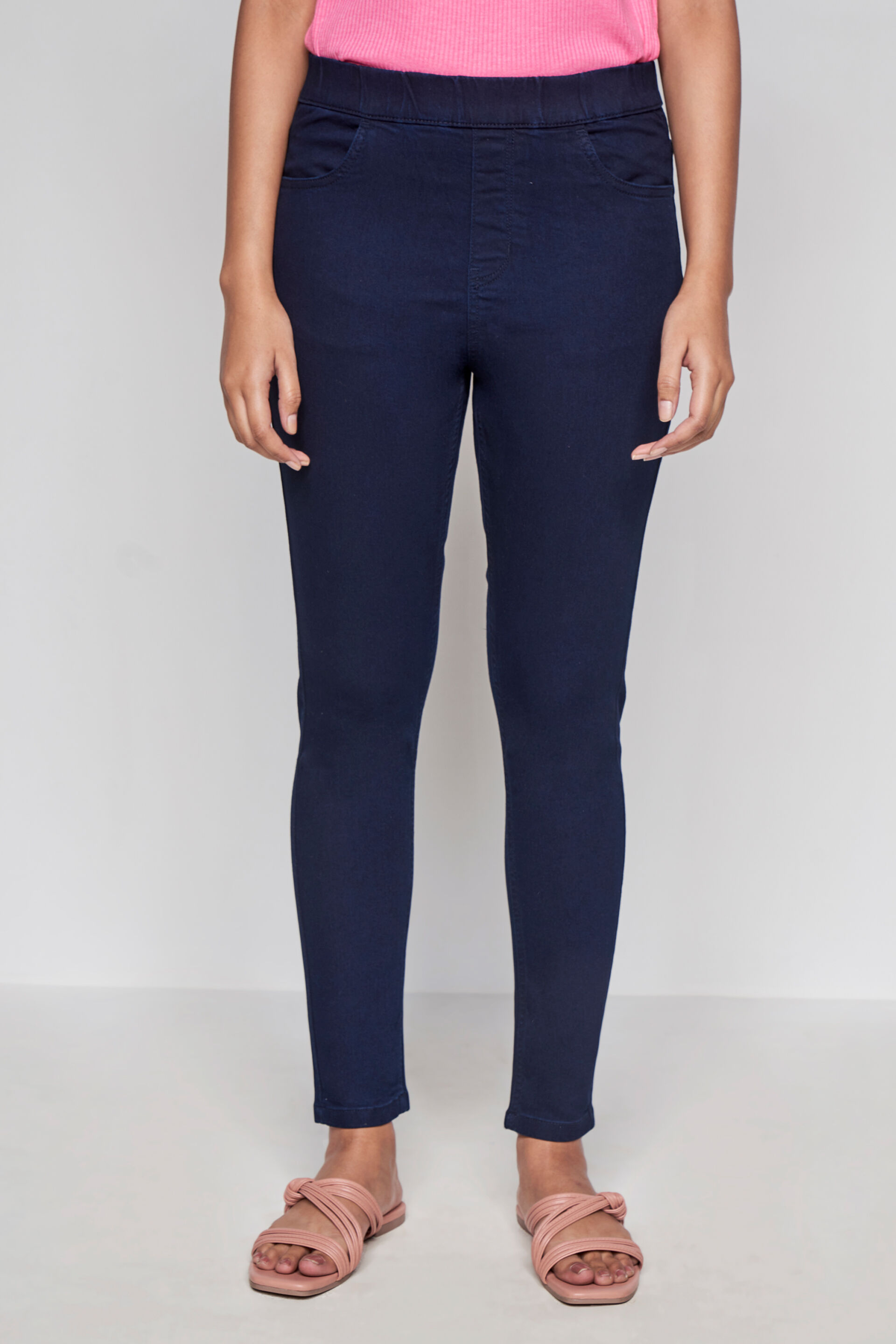 Everyday Dark Blue Denim Bottom, Dark Blue, image 1