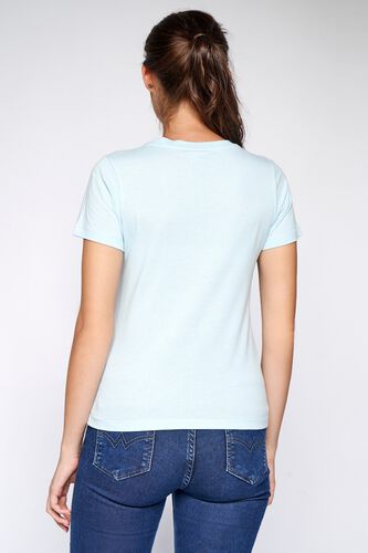 5 - Powder Blue Graphic Straight Top, image 5