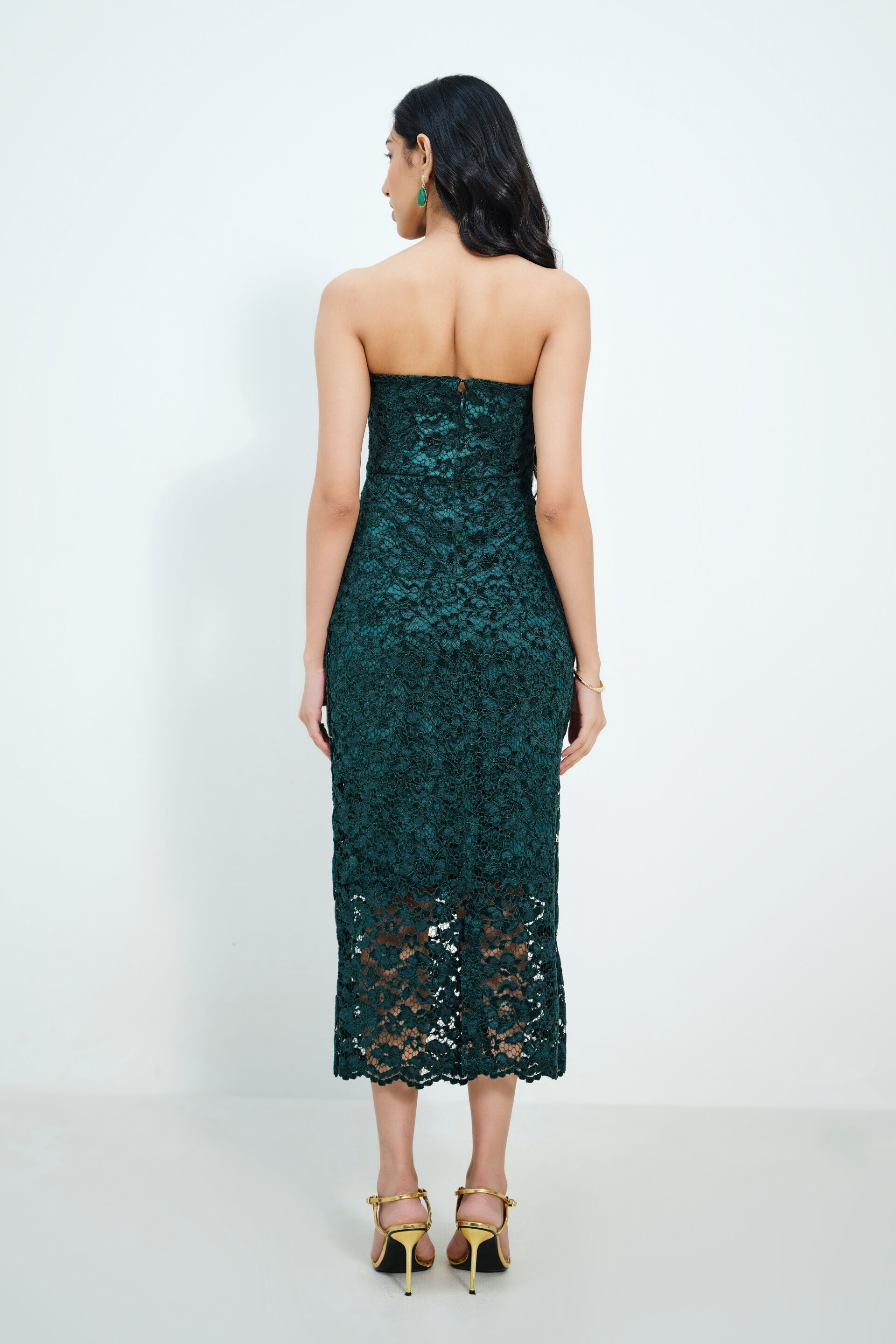 Jade Allure Dress, Green, image 7