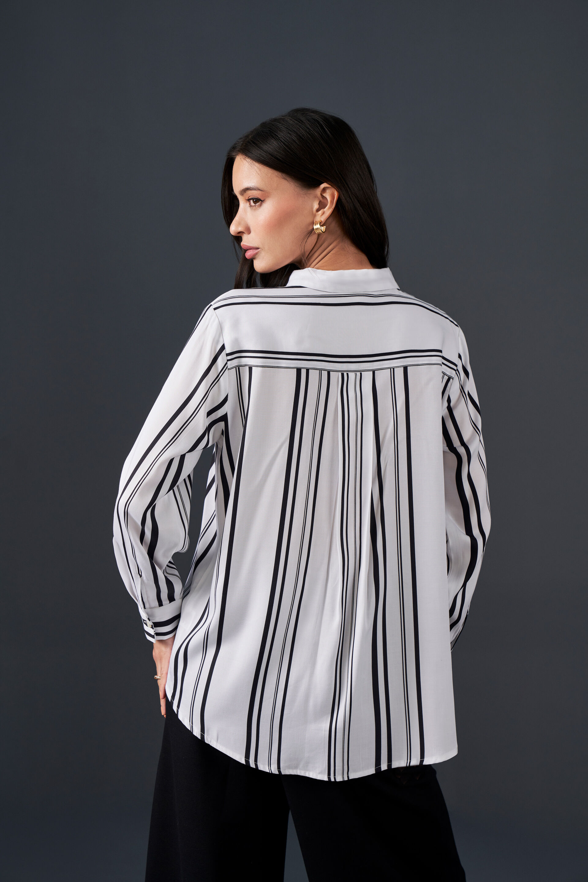 Octave Tencel Shirt, White, image 4