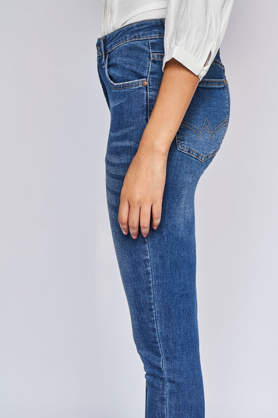 Blue Solid Straight Bottom, Midnight Blue, image 5