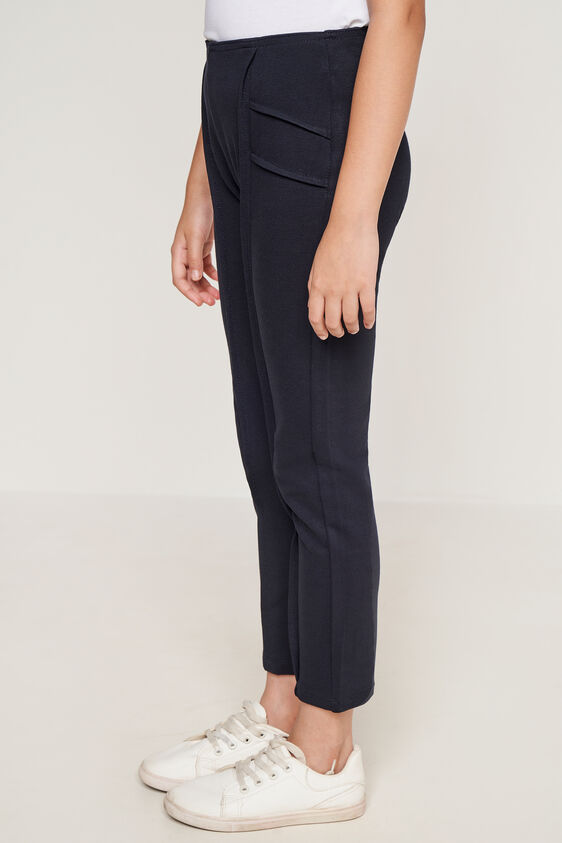Straight Bottom, Navy Blue, image 2