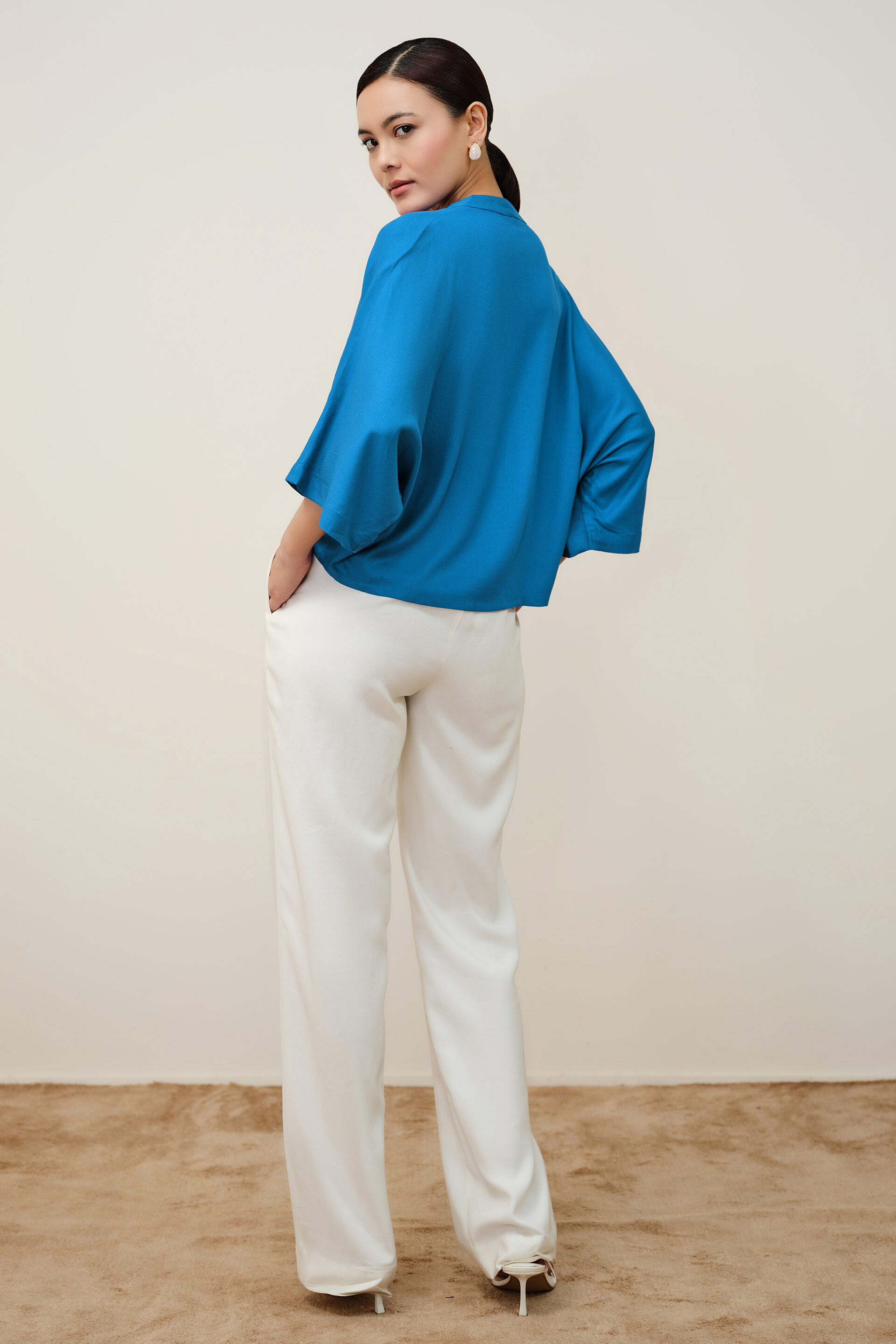 Sail Blue Top, Blue, image 6