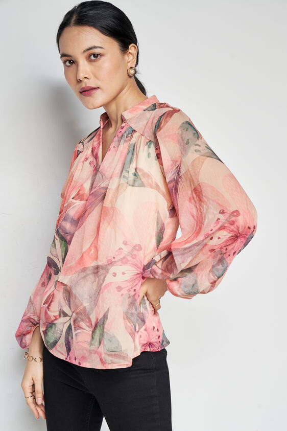 Rose Quartz A-Line Top, Pink, image 3