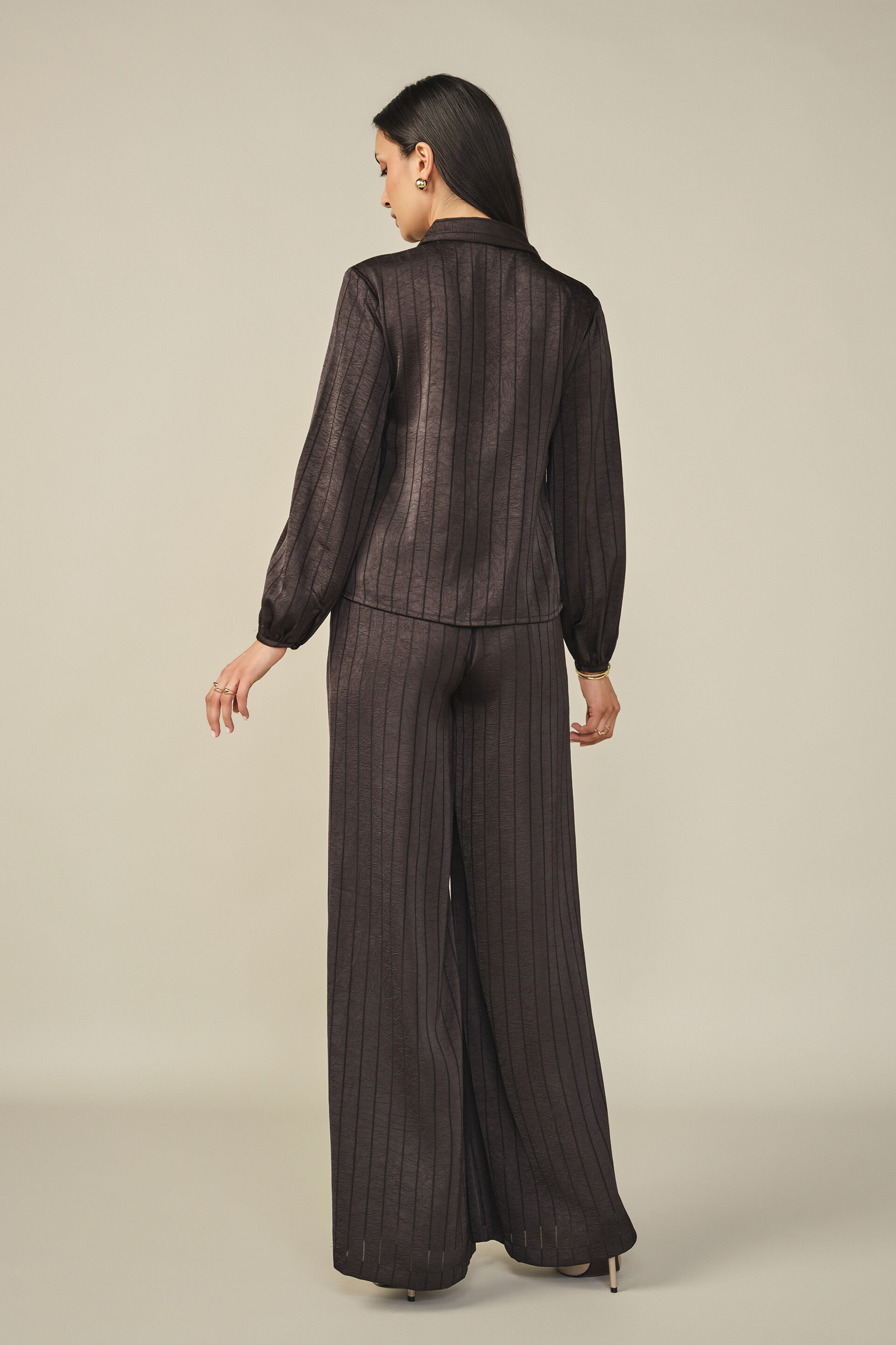 Wrap Tie-up Co-ord in Black, Black, image 5