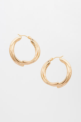 Gold Brass Earring, , image 1