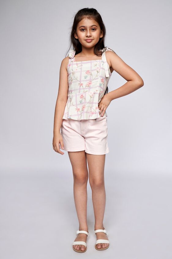 6 - White Floral Straight Top, image 6