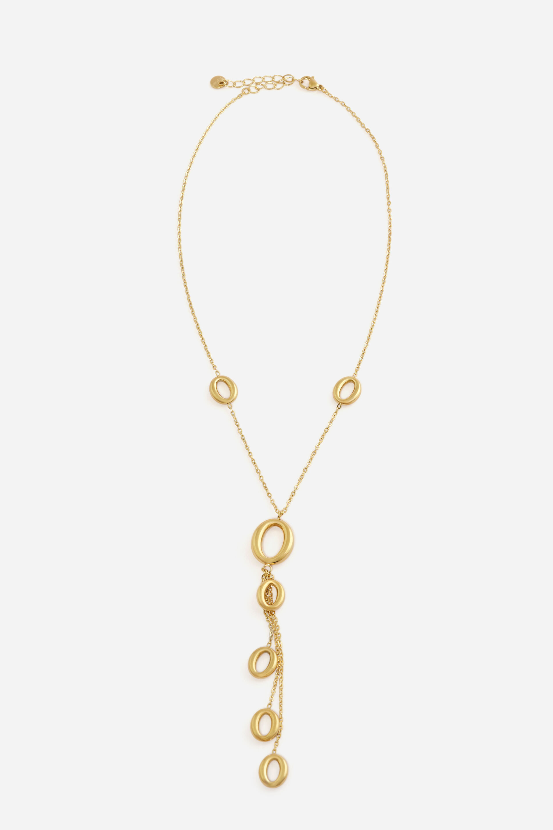 Gold Cascade Necklace, , image 1