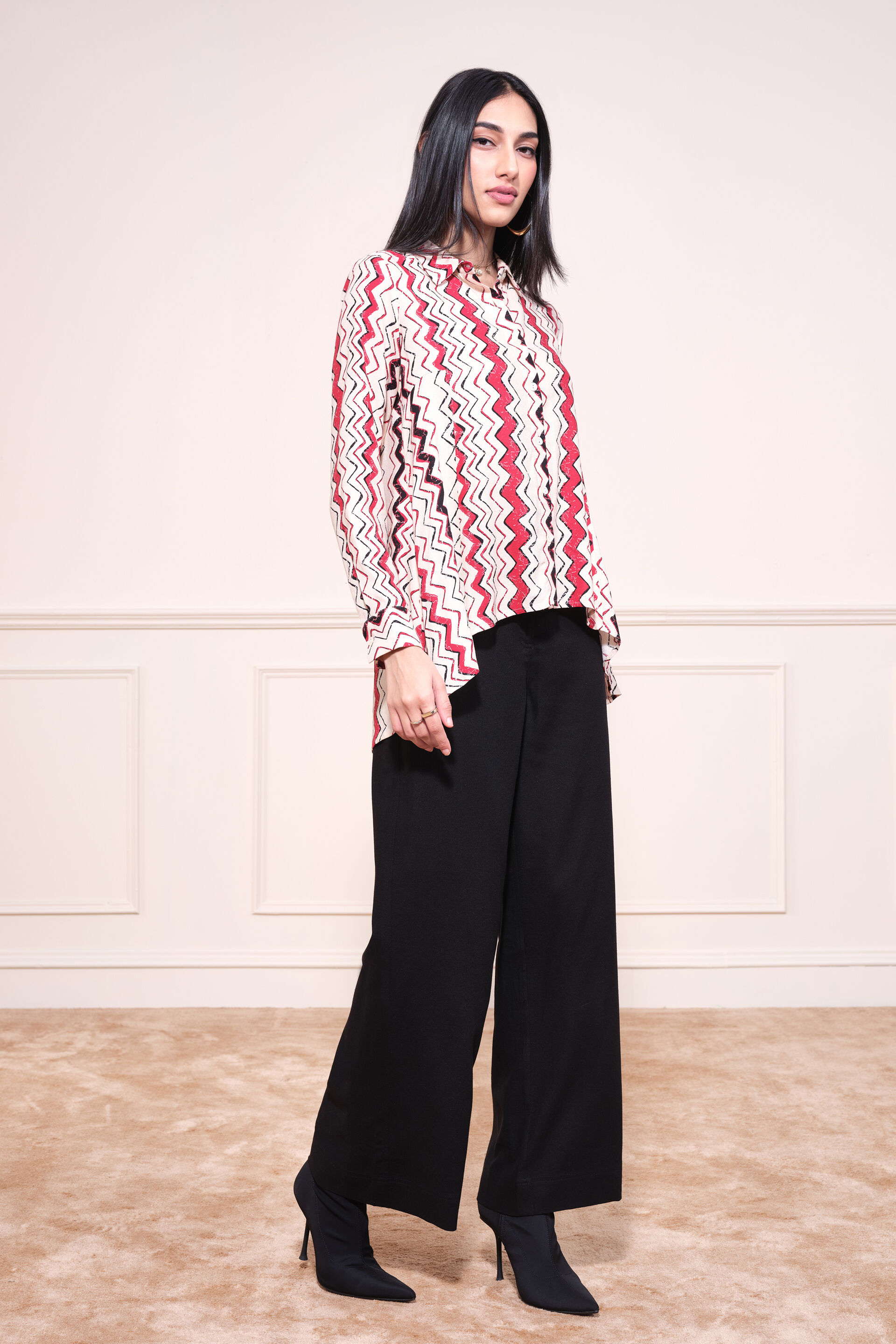 Caera Shirt, Cream, image 3