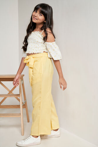 Yellow Floral Straight Set, Yellow, image 9