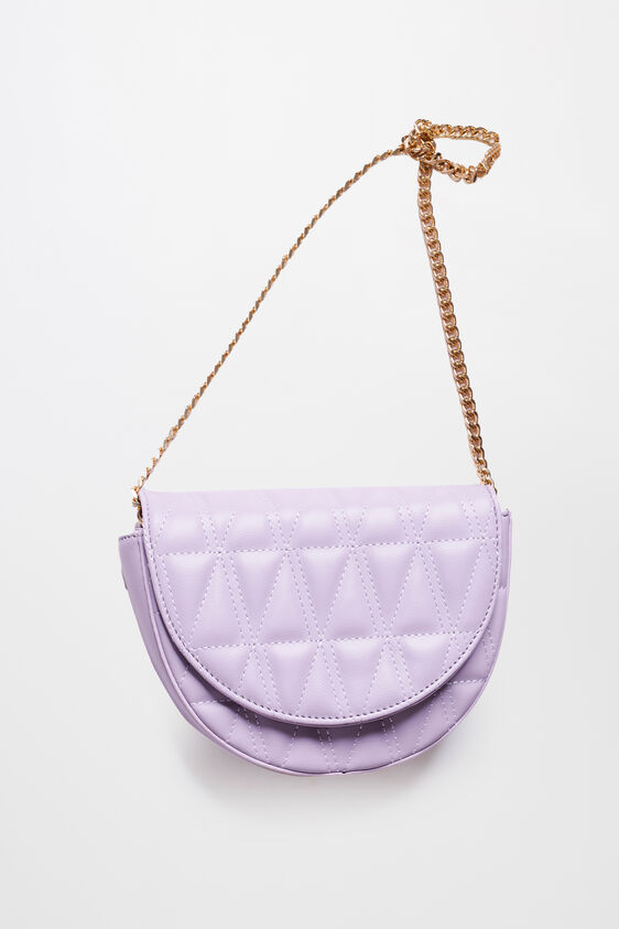 Lilac Polyurethane Ladies Purse L, , image 3