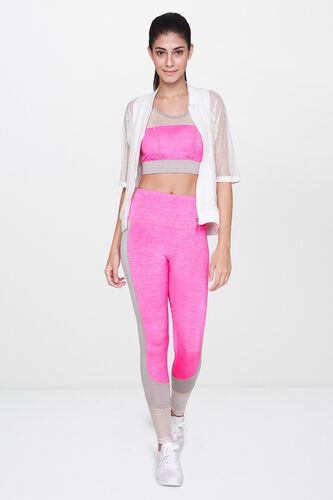 4 - Pink Regular Leggings, image 4
