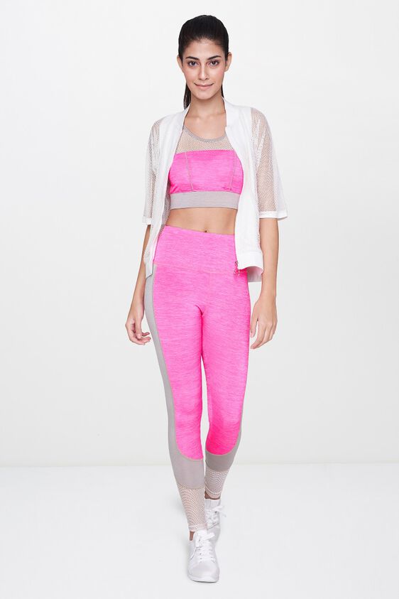 4 - Pink Regular Leggings, image 4