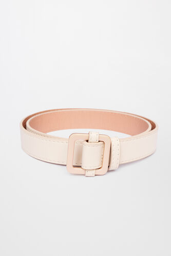 Beige Polyurethane Belt, Beige, image 1