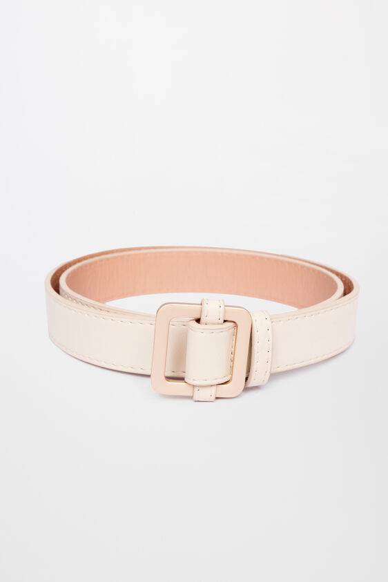 Beige Polyurethane Belt, Beige, image 1
